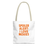 Spoiler Alert: Movie Lover's Tote Bag