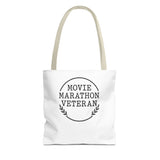 Movie Marathon Veteran Tote Bag