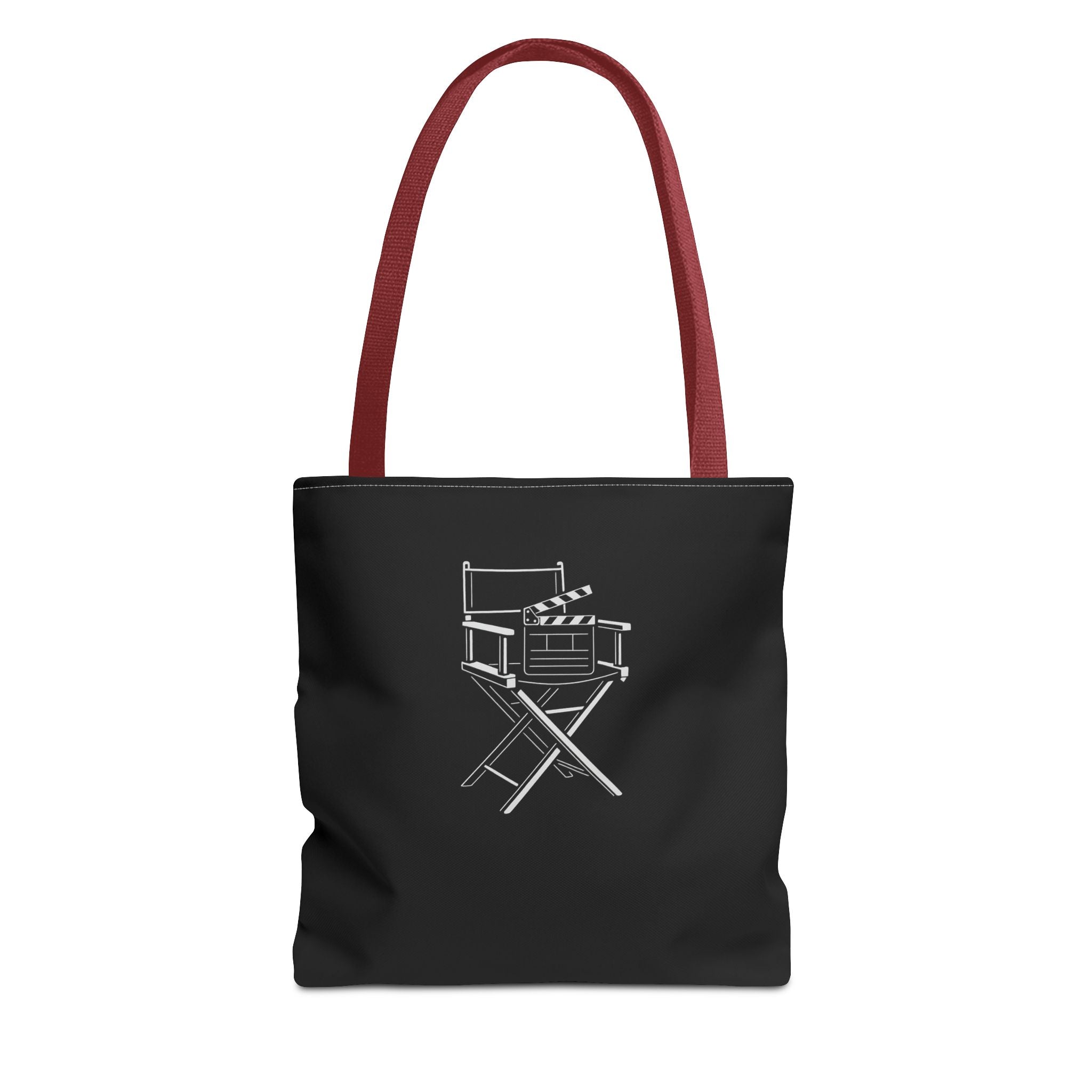 Stylish Tote Bag for Creative Souls, Perfect for Designers, Eco-Friendly Shopping, Black Tote, Gift for Artists, Film Lovers