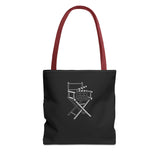 Stylish Tote Bag for Creative Souls, Perfect for Designers, Eco-Friendly Shopping, Black Tote, Gift for Artists, Film Lovers