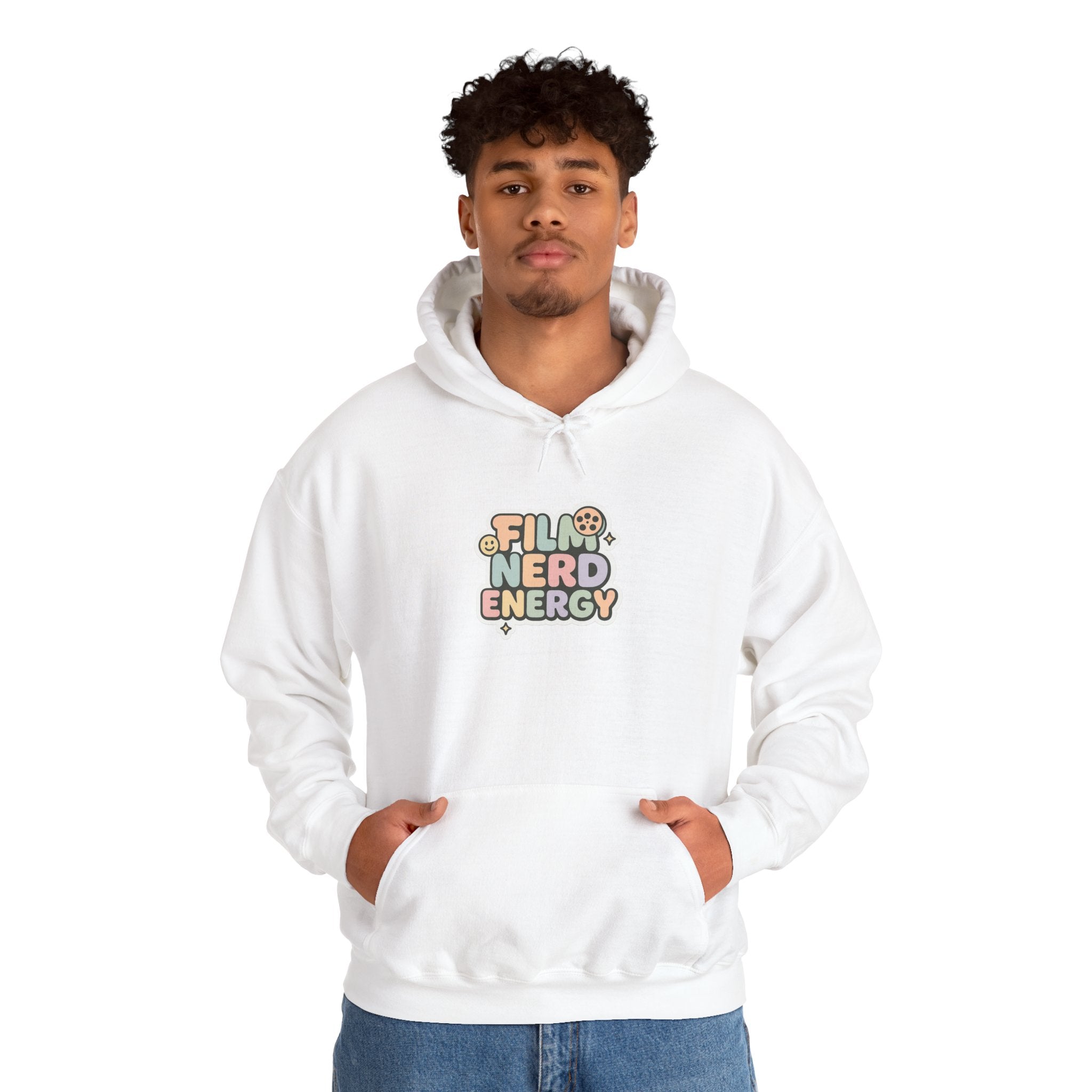 Film Nerd Energy Unisex Hooded Sweatshirt