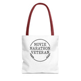 Movie Marathon Veteran Tote Bag
