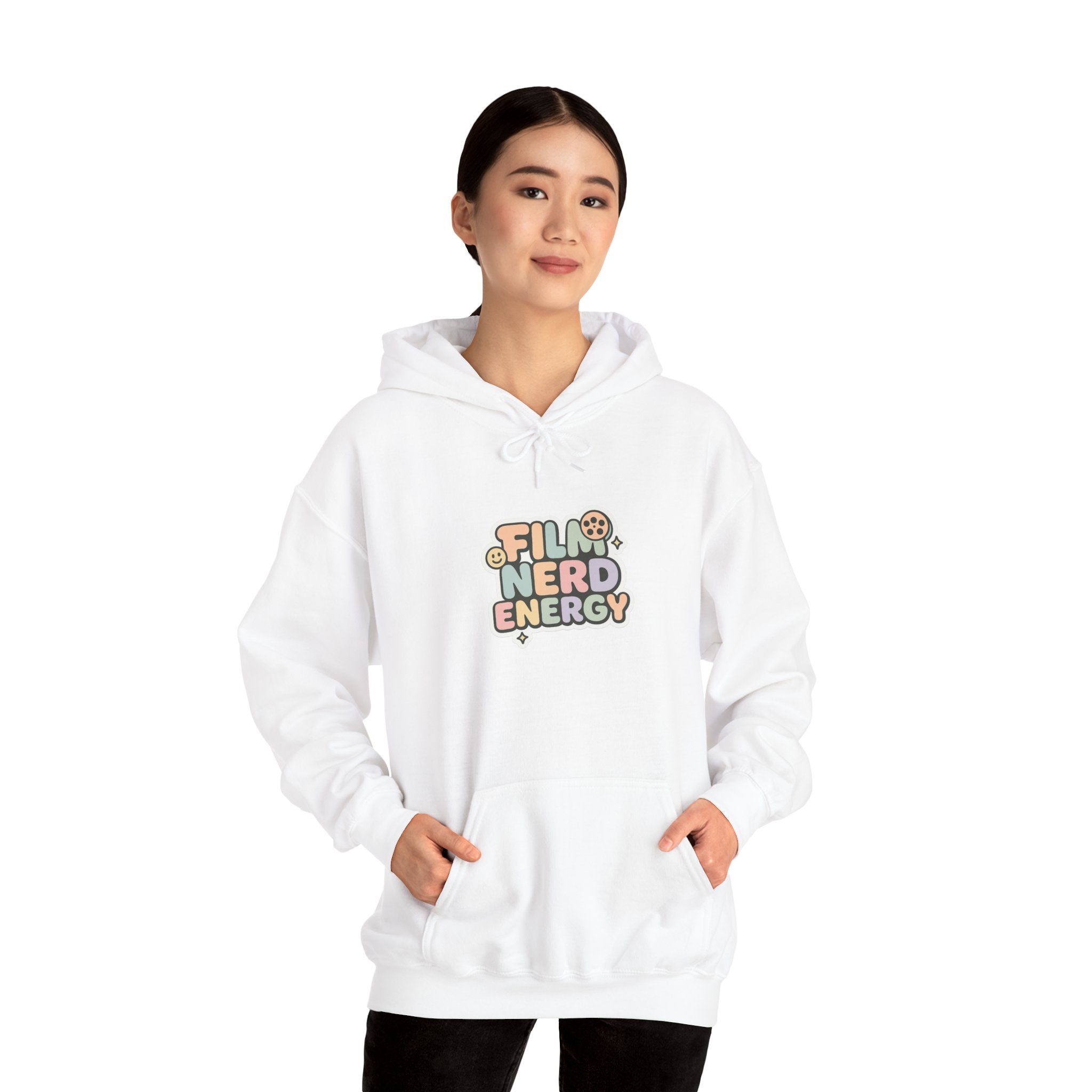 Film Nerd Energy Unisex Hooded Sweatshirt