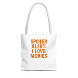 Spoiler Alert: Movie Lover's Tote Bag