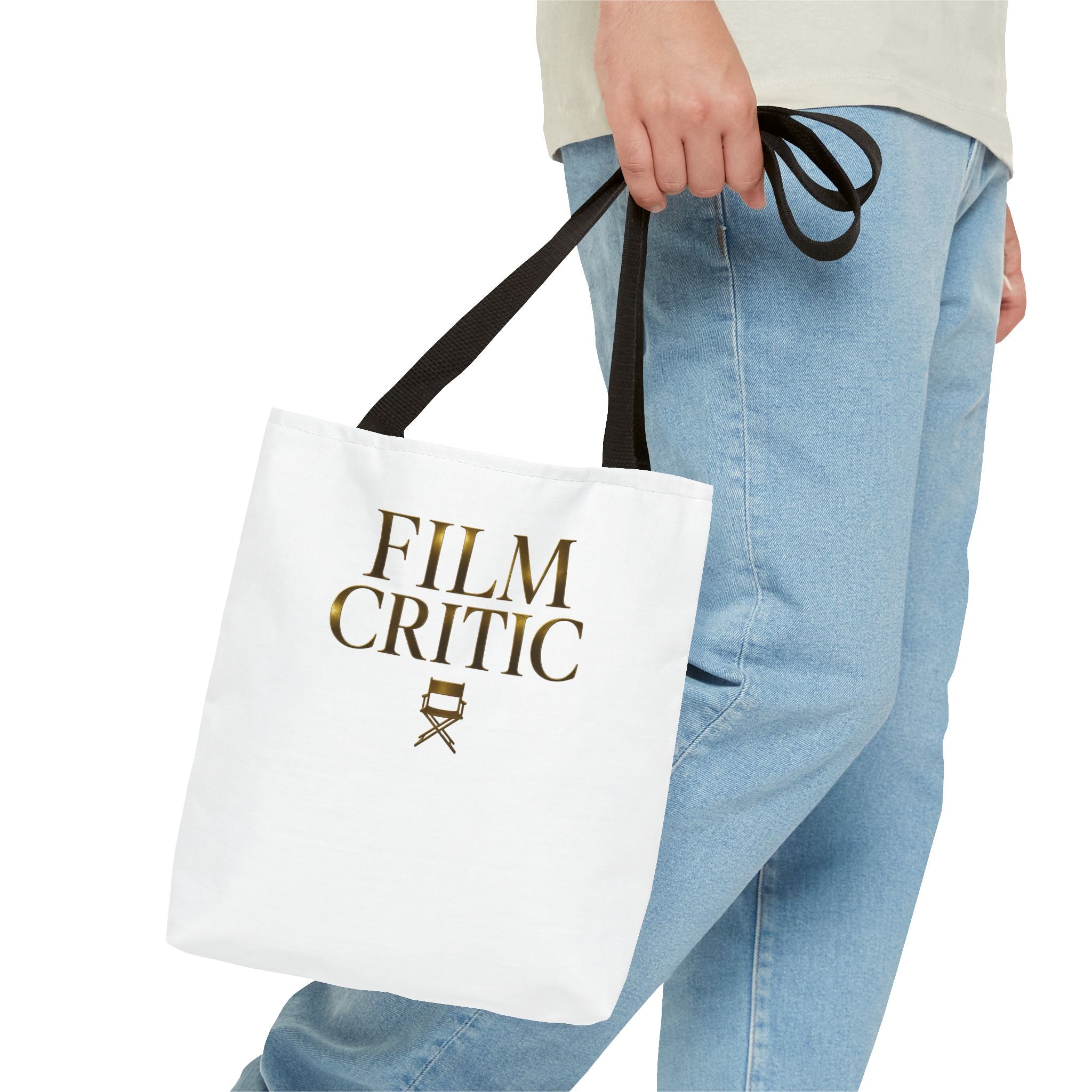 Stylish Film Critic Tote Bag