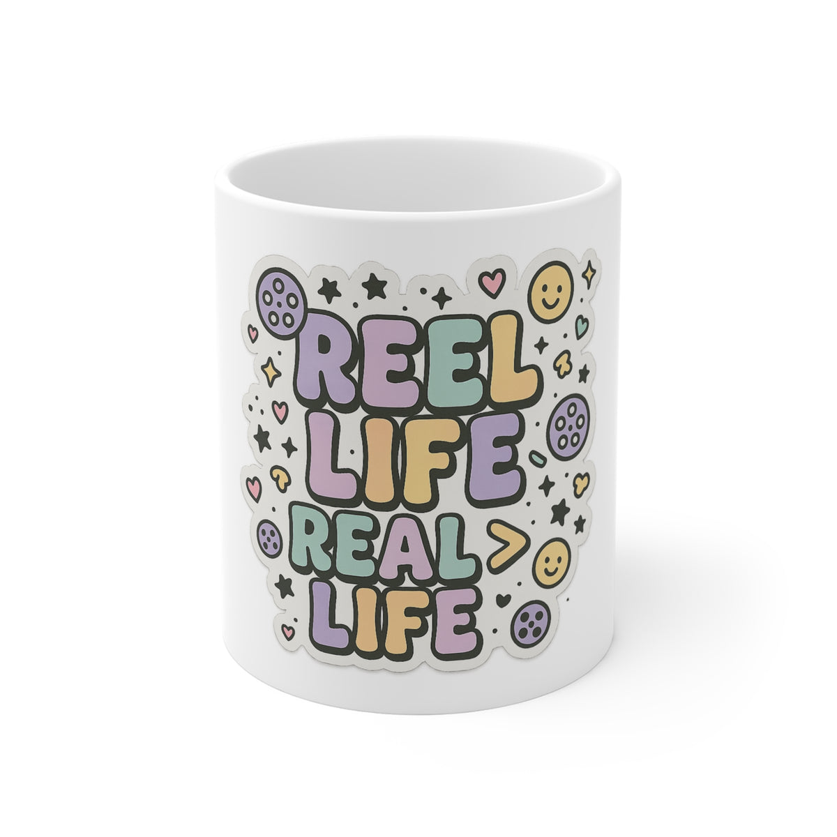 Colorful Reel Life Mug
