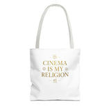 Cinematic Tote Bag - 'Cinema is My Religion'