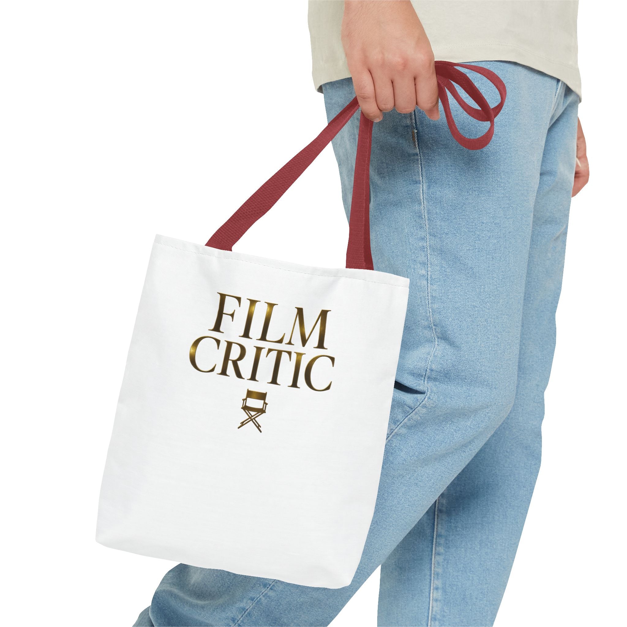 Stylish Film Critic Tote Bag