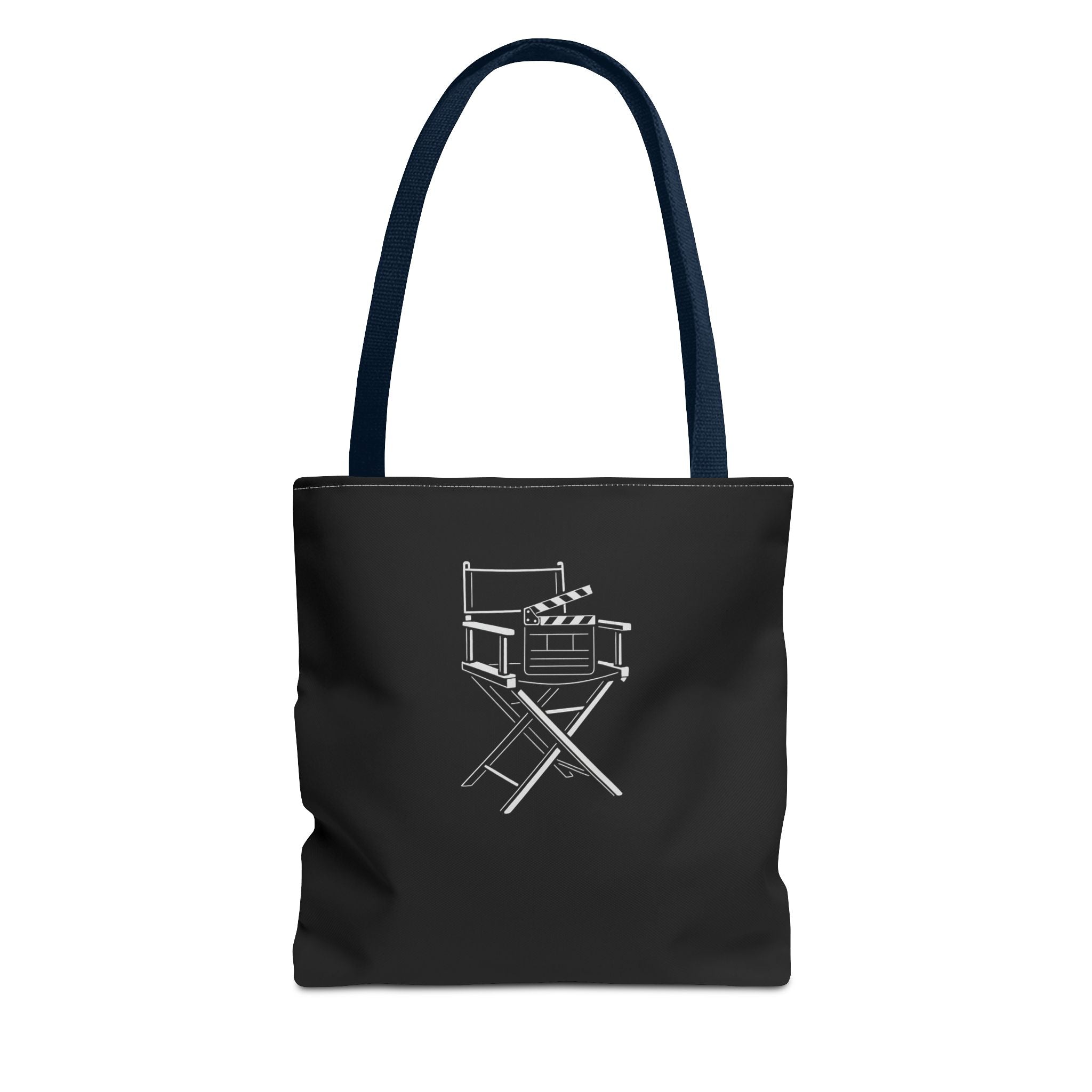 Stylish Tote Bag for Creative Souls, Perfect for Designers, Eco-Friendly Shopping, Black Tote, Gift for Artists, Film Lovers