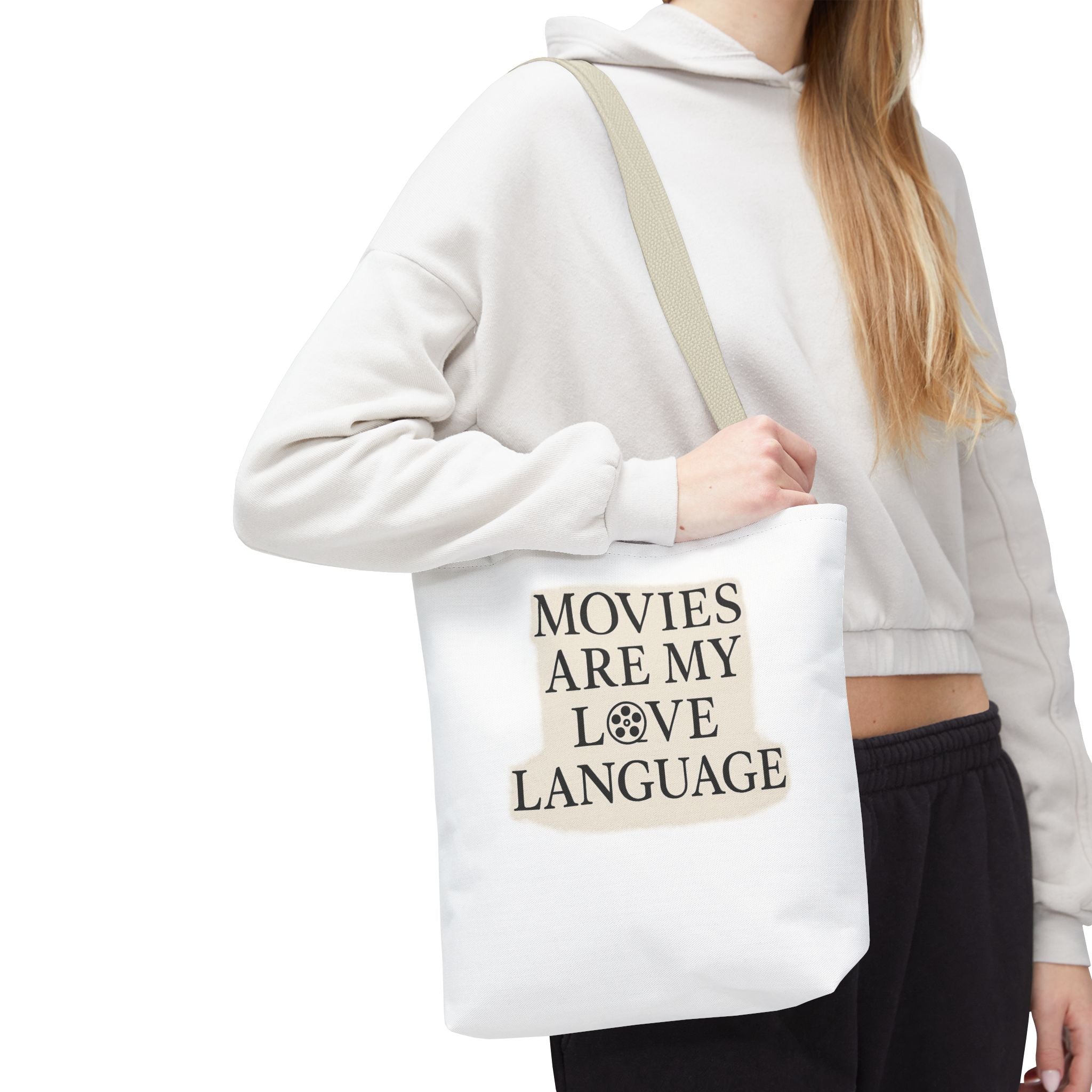 Movies Are My Love Language Tote Bag