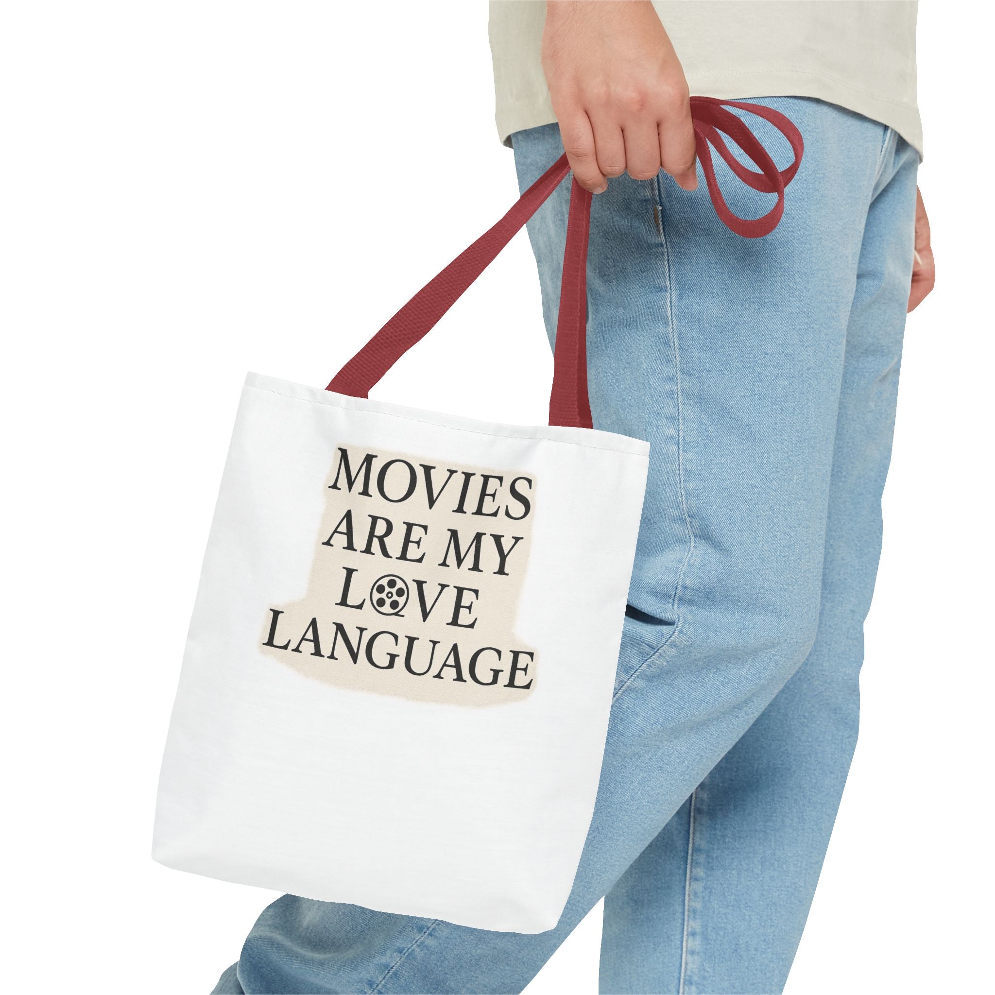 Movies Are My Love Language Tote Bag