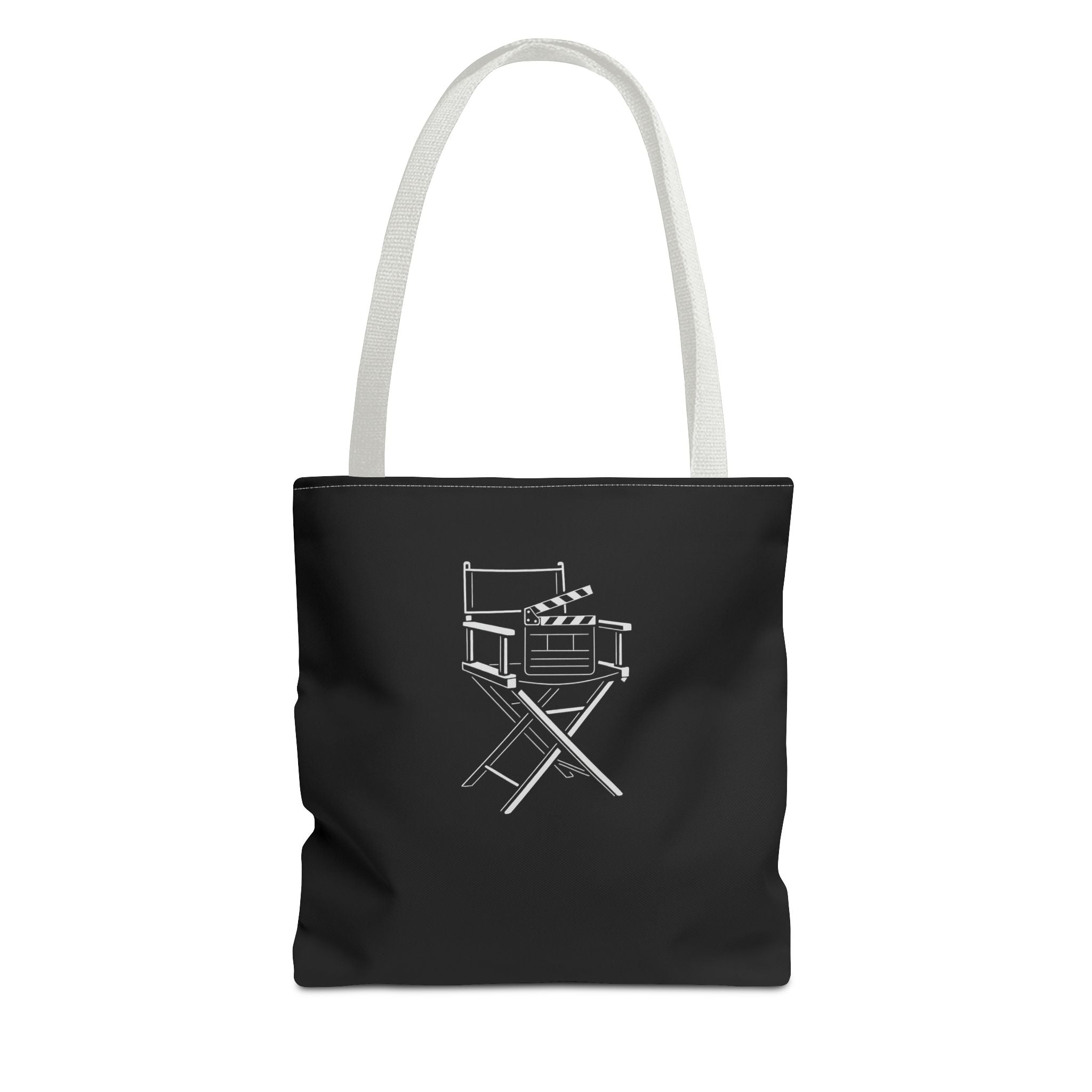 Stylish Tote Bag for Creative Souls, Perfect for Designers, Eco-Friendly Shopping, Black Tote, Gift for Artists, Film Lovers