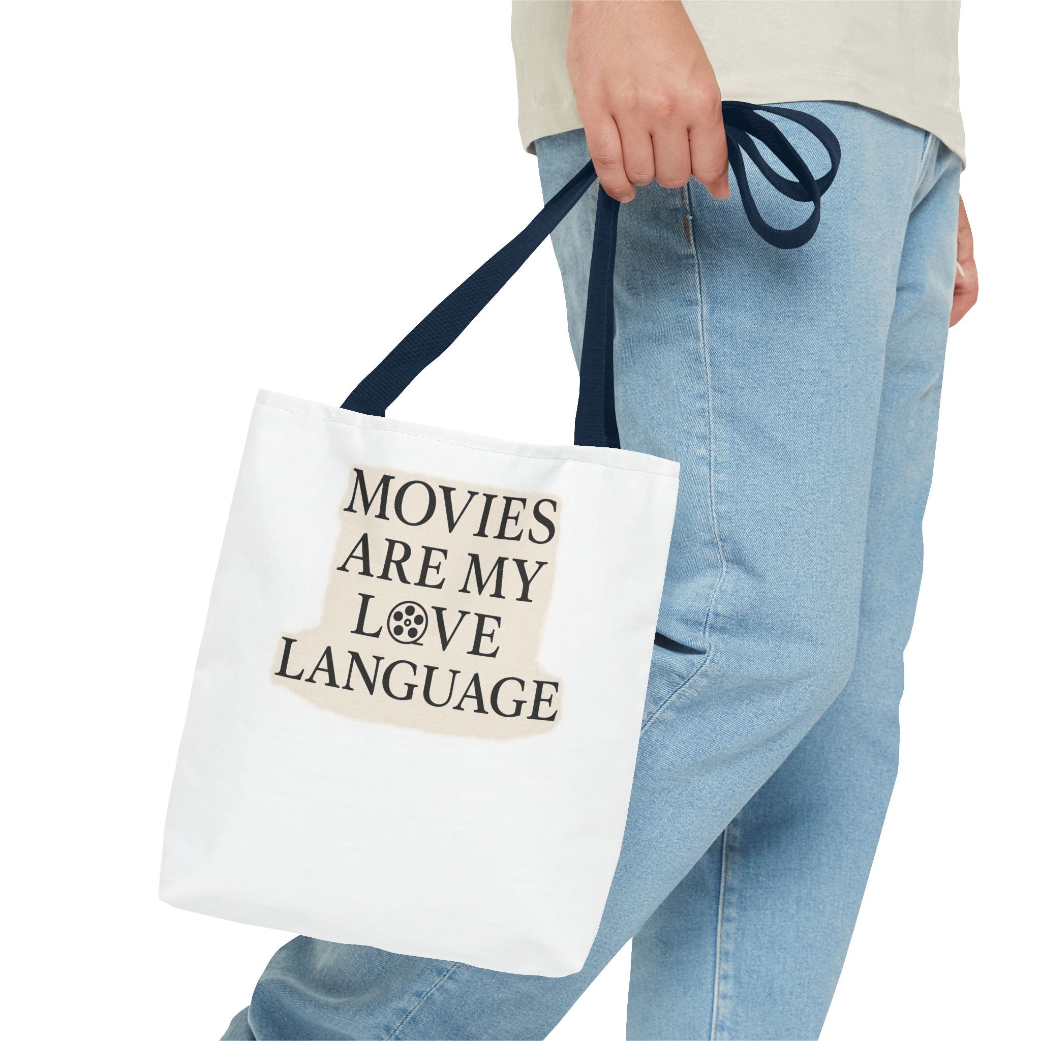 Movies Are My Love Language Tote Bag