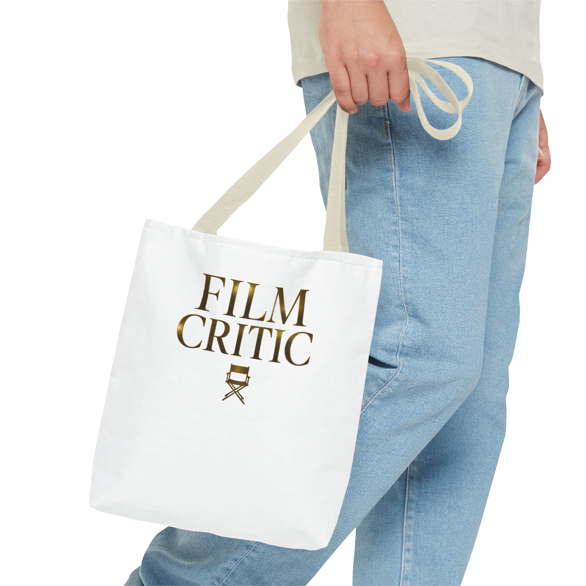 Stylish Film Critic Tote Bag