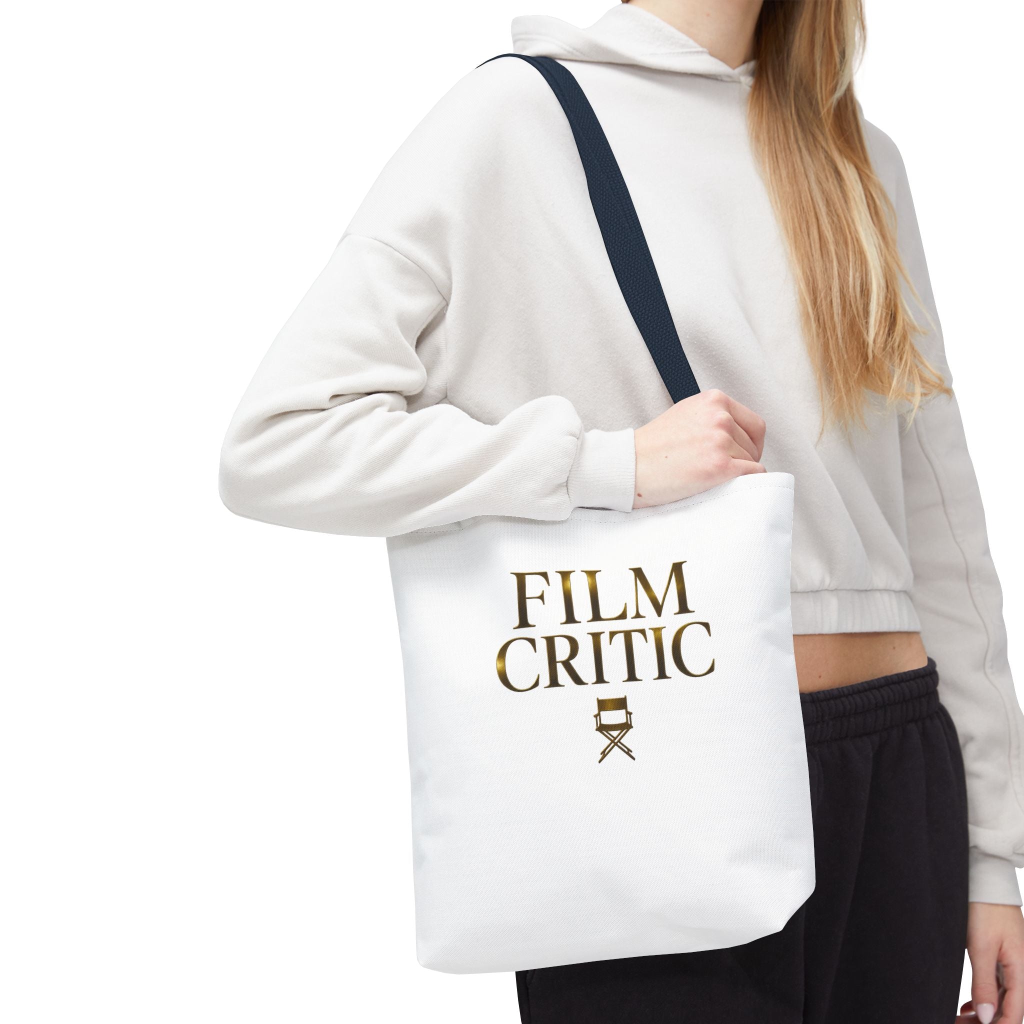 Stylish Film Critic Tote Bag