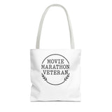 Movie Marathon Veteran Tote Bag