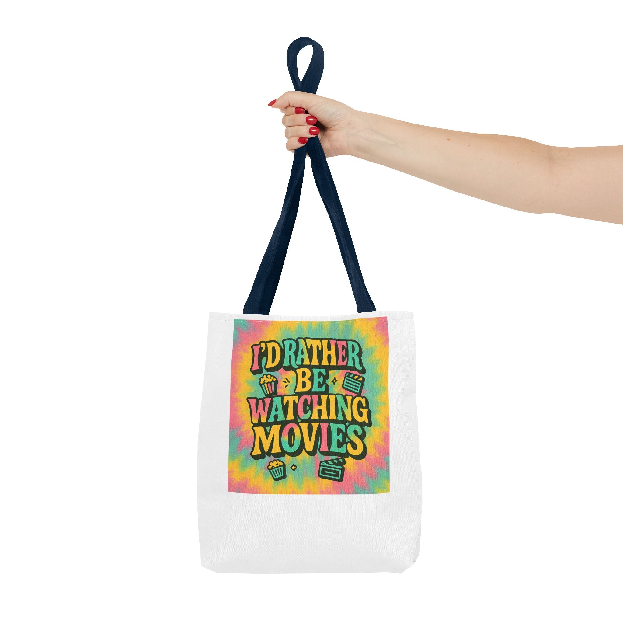 Colorful Movie Night Tote Bag