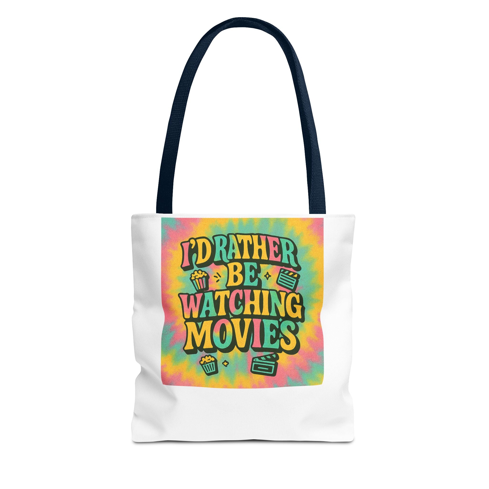 Colorful Movie Night Tote Bag