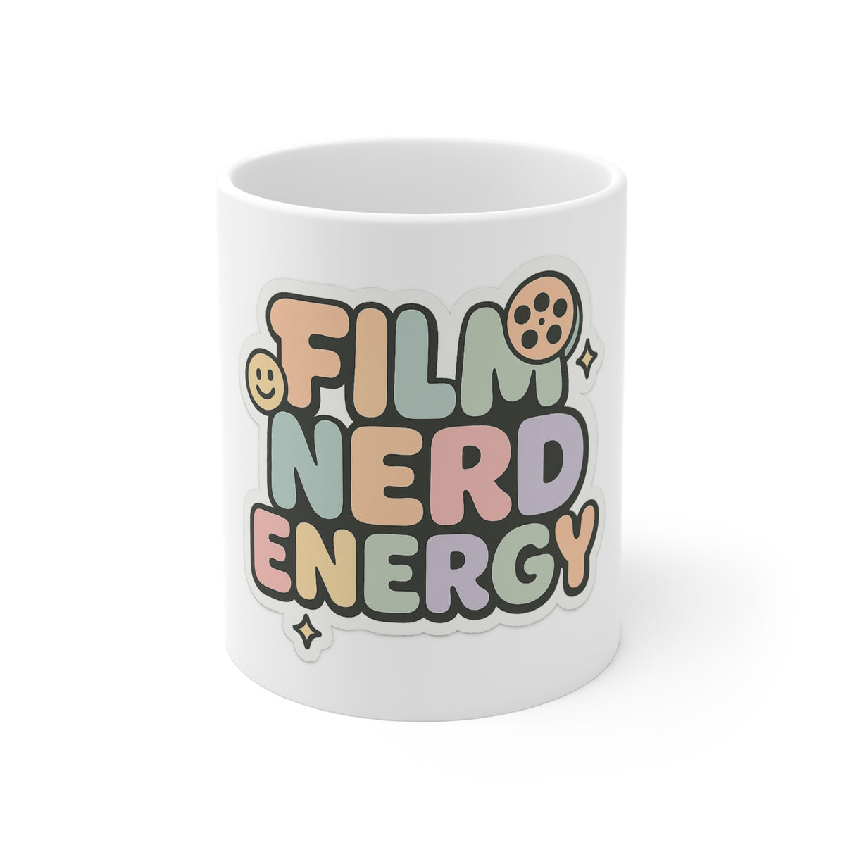 Film Nerd Energy Mug with Cute Design