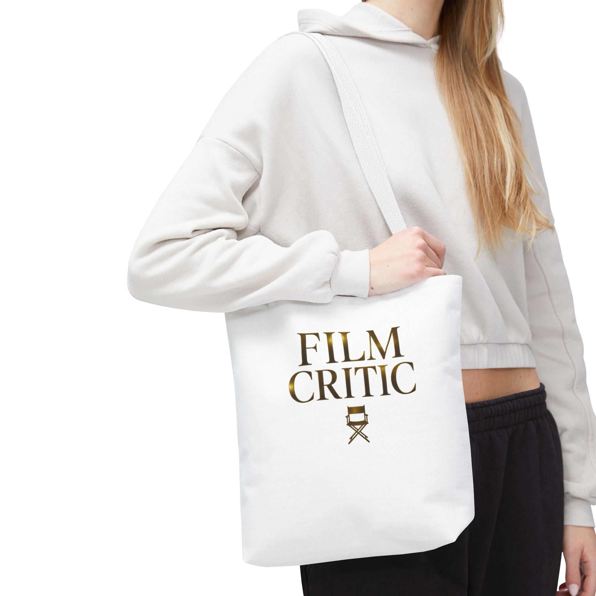 Stylish Film Critic Tote Bag