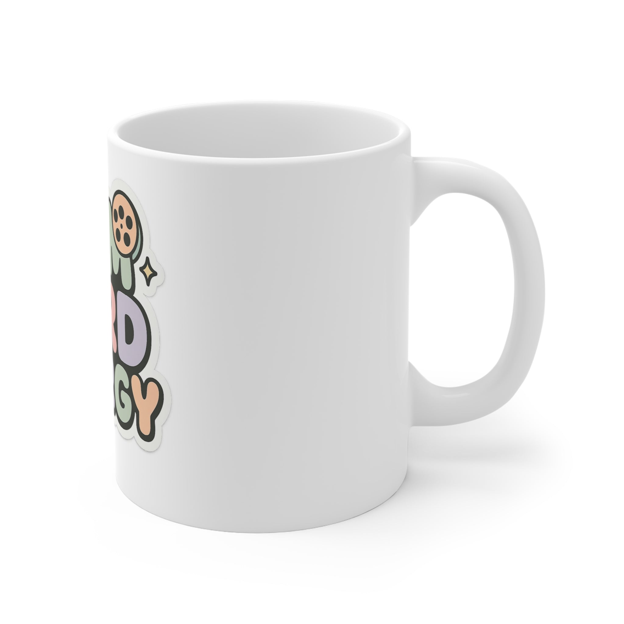 Film Nerd Energy Mug with Cute Design